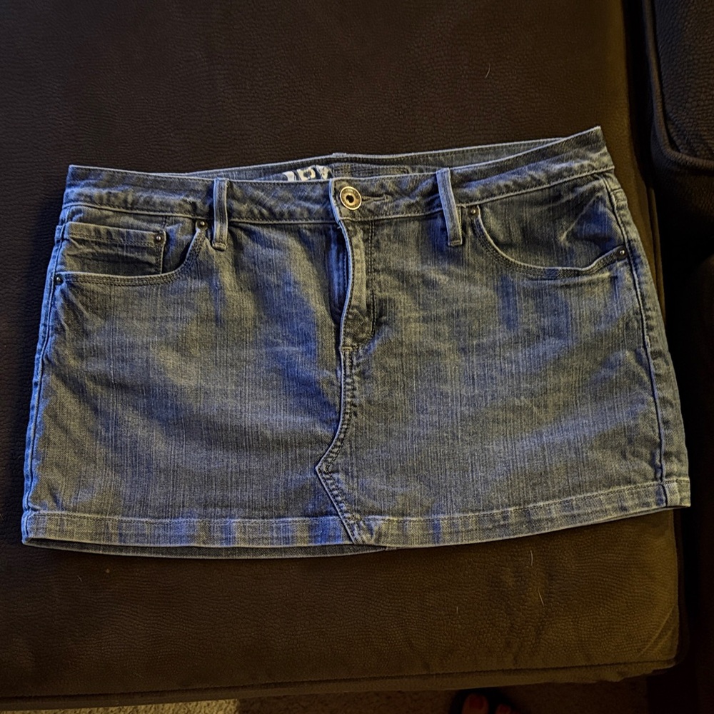 Billabong Blue Denim Mini Skirt